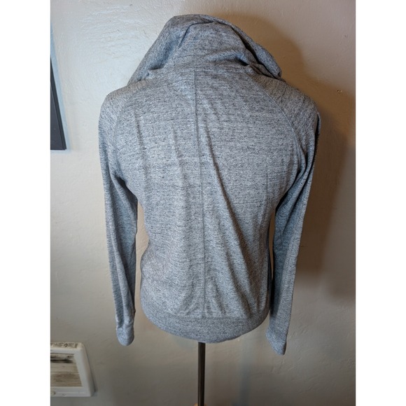 Nike Heather Gray Womens full zip lightweight hoodie size Small - Picture 3 of 5